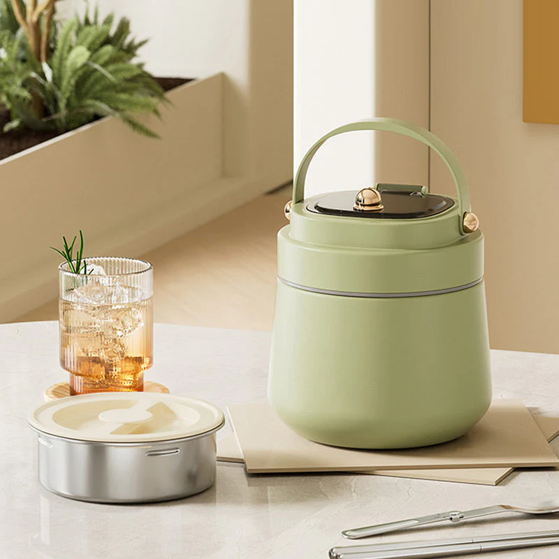 Portable Stainless Steel Insulated Bento Box - Image 2