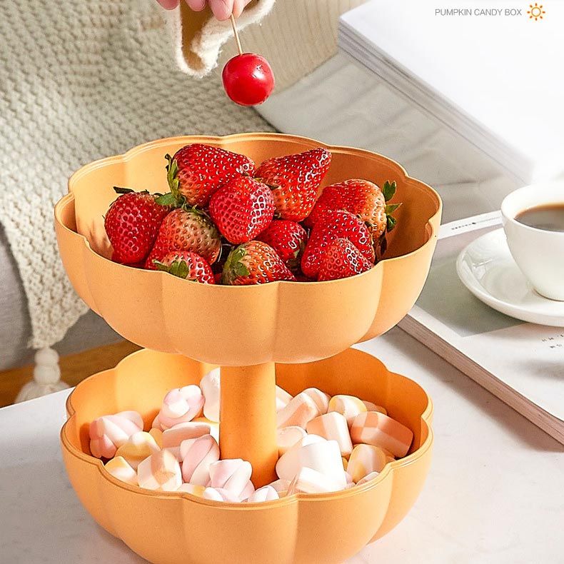 Double Layer Pumpkin Fruit Plate - Image 7