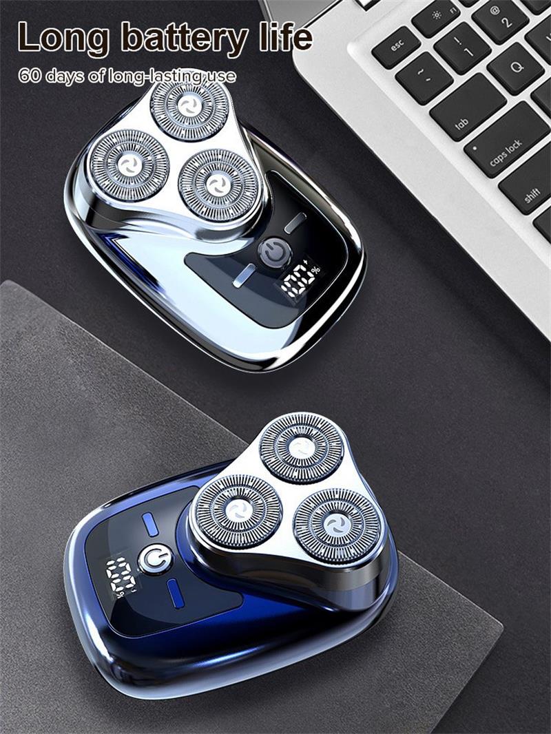 New Generation Three-blade Digital Display Electric Shaver With Original Stone - Image 5