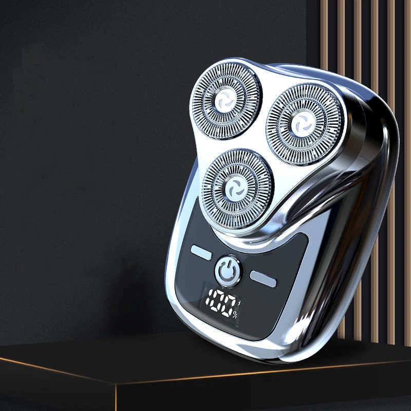 New Generation Three-blade Digital Display Electric Shaver With Original Stone - Image 7