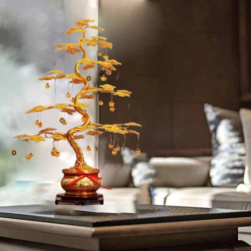Rising Prosperity Fortune Tree Creative Ornament - Image 4