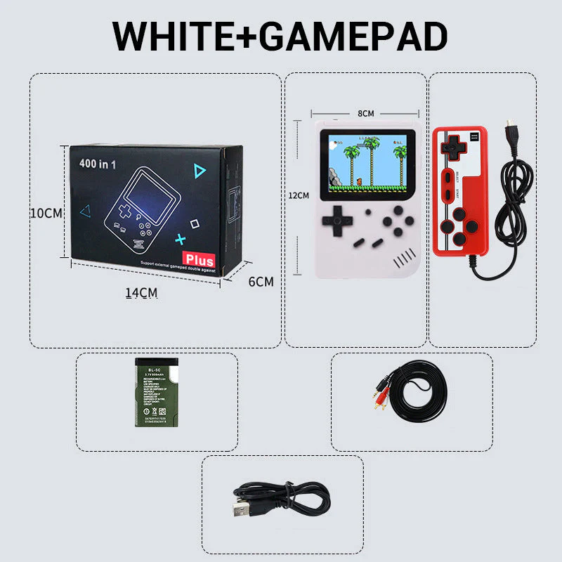 ArcadeBuddy - Rechargeable Mini Game Console - 400+ Nostalgic Games - Image 14