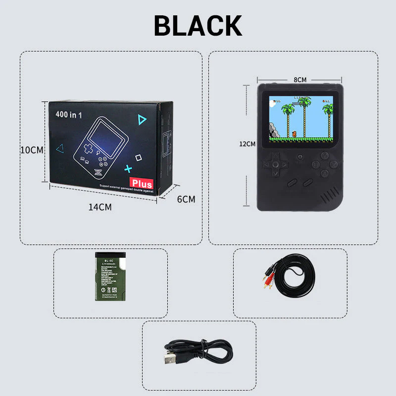 ArcadeBuddy - Rechargeable Mini Game Console - 400+ Nostalgic Games - Image 16