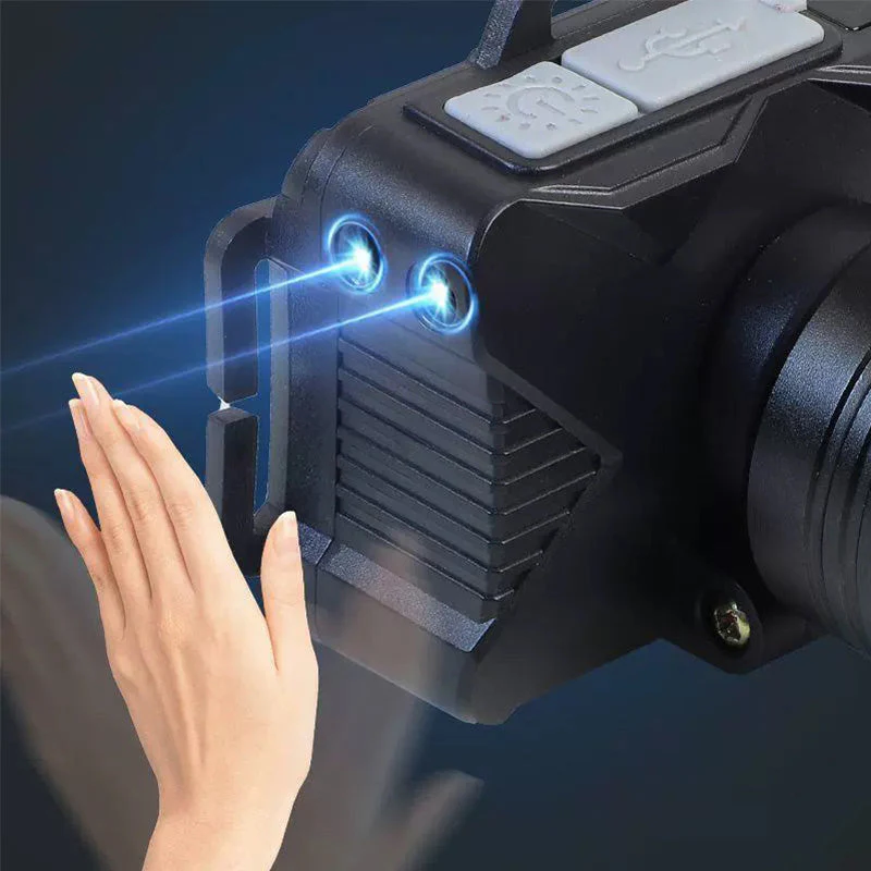 Rechargeable LED Headlamp with Motion Sensor - Image 2