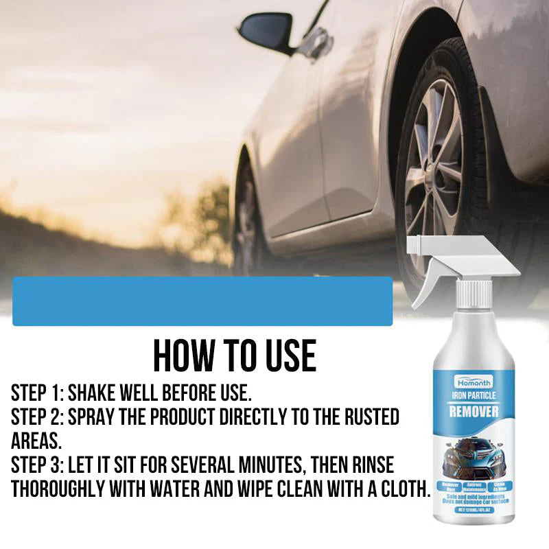 Car Rust & Iron Particle Remover Spray - Image 8