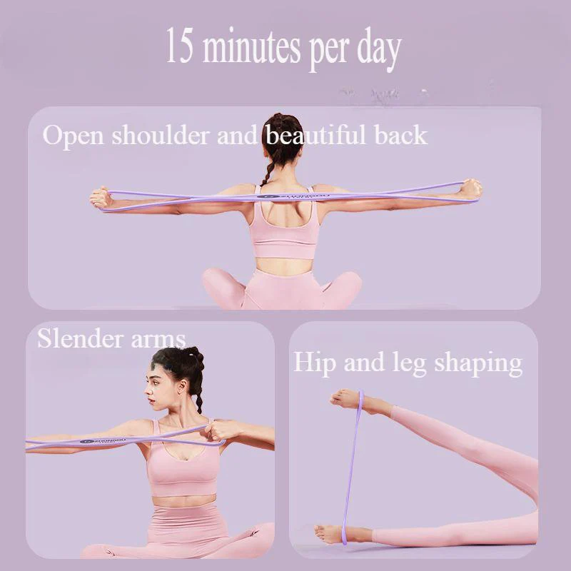 🏆Flash Sale⚡ 50K+ SOLD! 60% OFF💥🔥Resistance Bands, Figure 8 Exercise Bands for Women Men - Image 2
