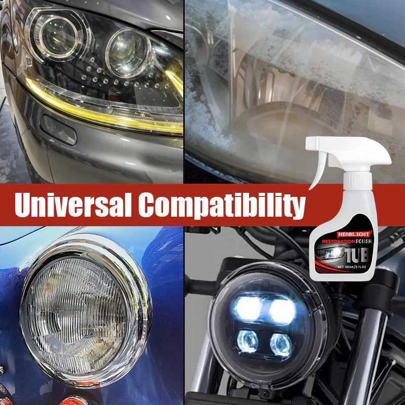 180ml Professional Car Headlight Restorer with Sponge(50% OFF) - Image 5