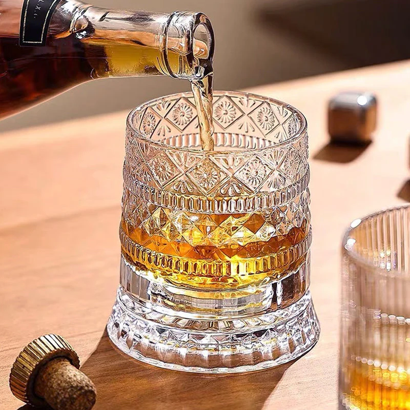 360° Rotating Whiskey Glass Tumbler - Image 6