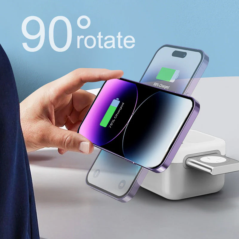 🔥3-in-1 Wireless Charger for iPhone/ Apple Watch/ AirPods - Image 5