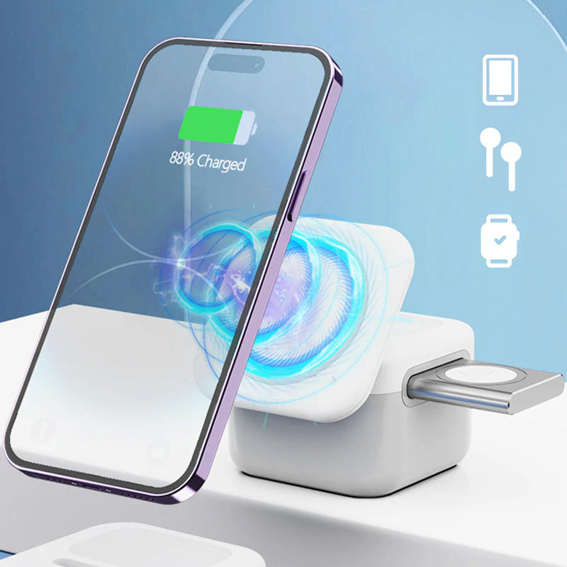 🔥3-in-1 Wireless Charger for iPhone/ Apple Watch/ AirPods - Image 6