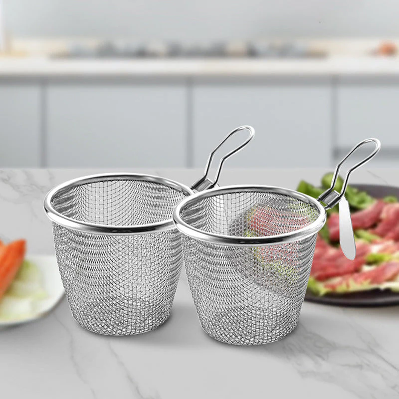 Stainless Steel Hot Pot Food Mesh Colander - Image 8