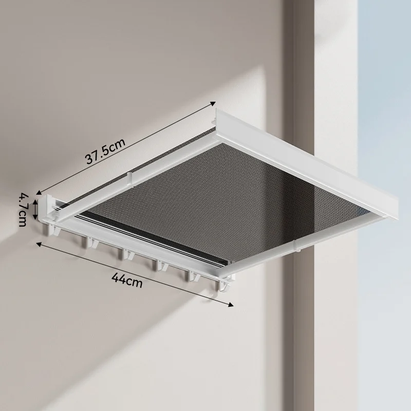 🎁Hot sale🎁Balcony Clothes Rack Wall-Mounted Retractable Storage Shelf - Image 7