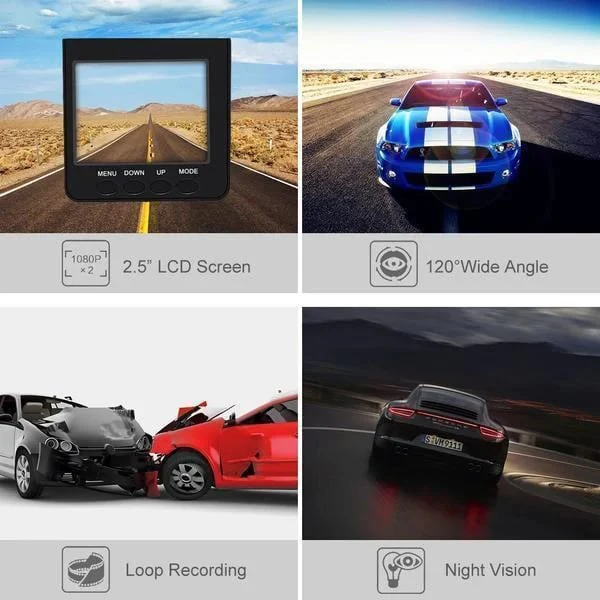 (🎁2024 New Year Hot Sale🎁)🔥 49% OFF - 1080p HD Night Vision Dash Cam - Image 5