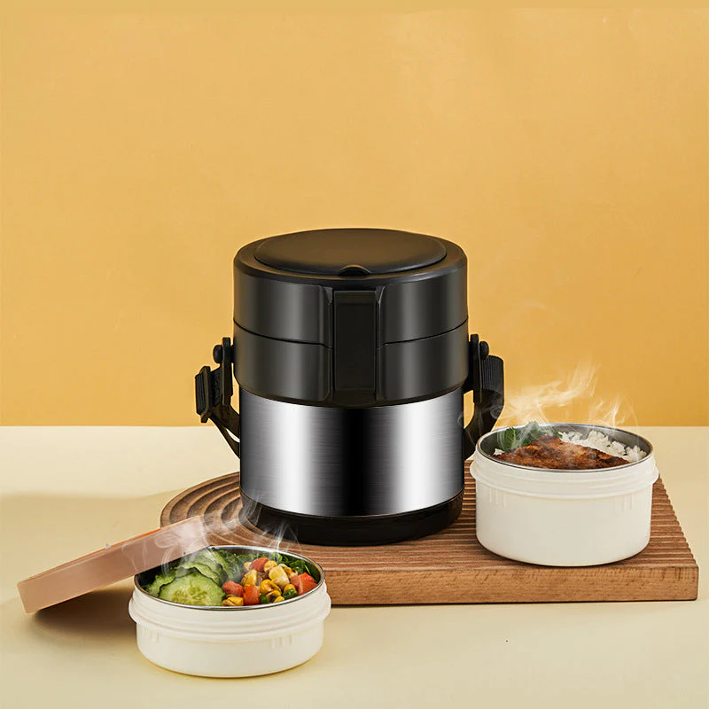 Stainless Steel Multi-layer Large-capacity Extra-long Insulated Lunch Box - Image 13