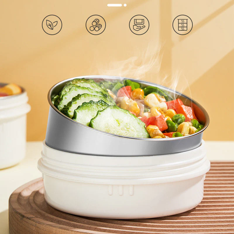 Stainless Steel Multi-layer Large-capacity Extra-long Insulated Lunch Box - Image 5