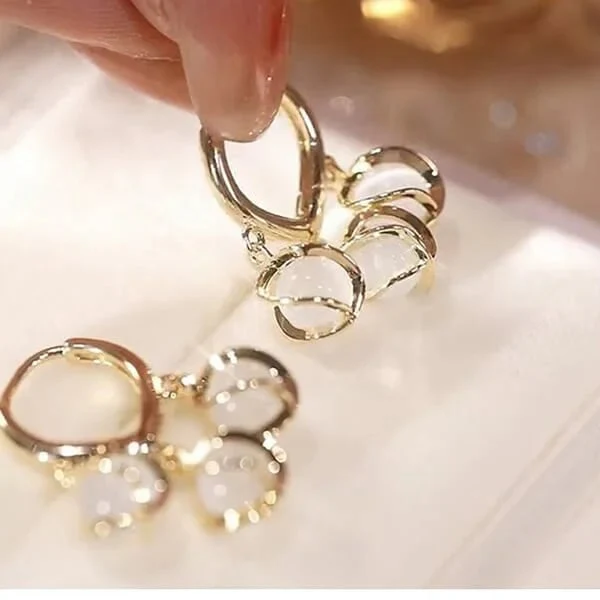 Small fresh temperament simple ear buckle - Image 5