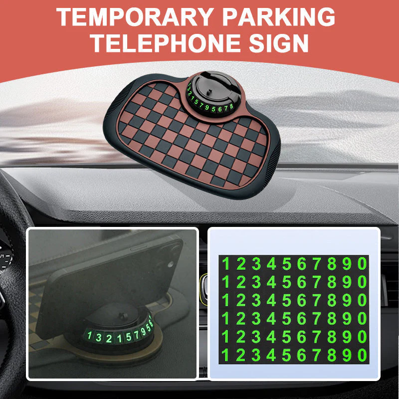 Multifunctional Auto Phone Holder Anti-Slip Dashboard Mat - Image 3