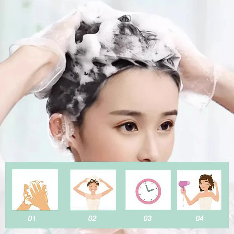 Plant Bubble Hair Dye Shampoo - Image 8