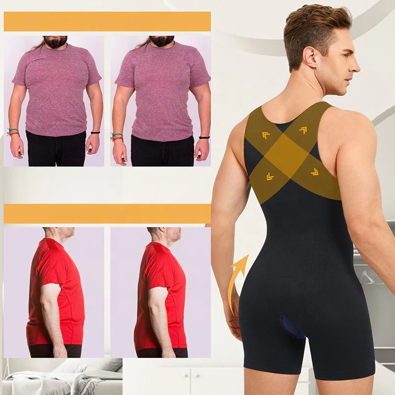 Men’s One-Piece Tummy Control Slimming Shapewear - Image 12