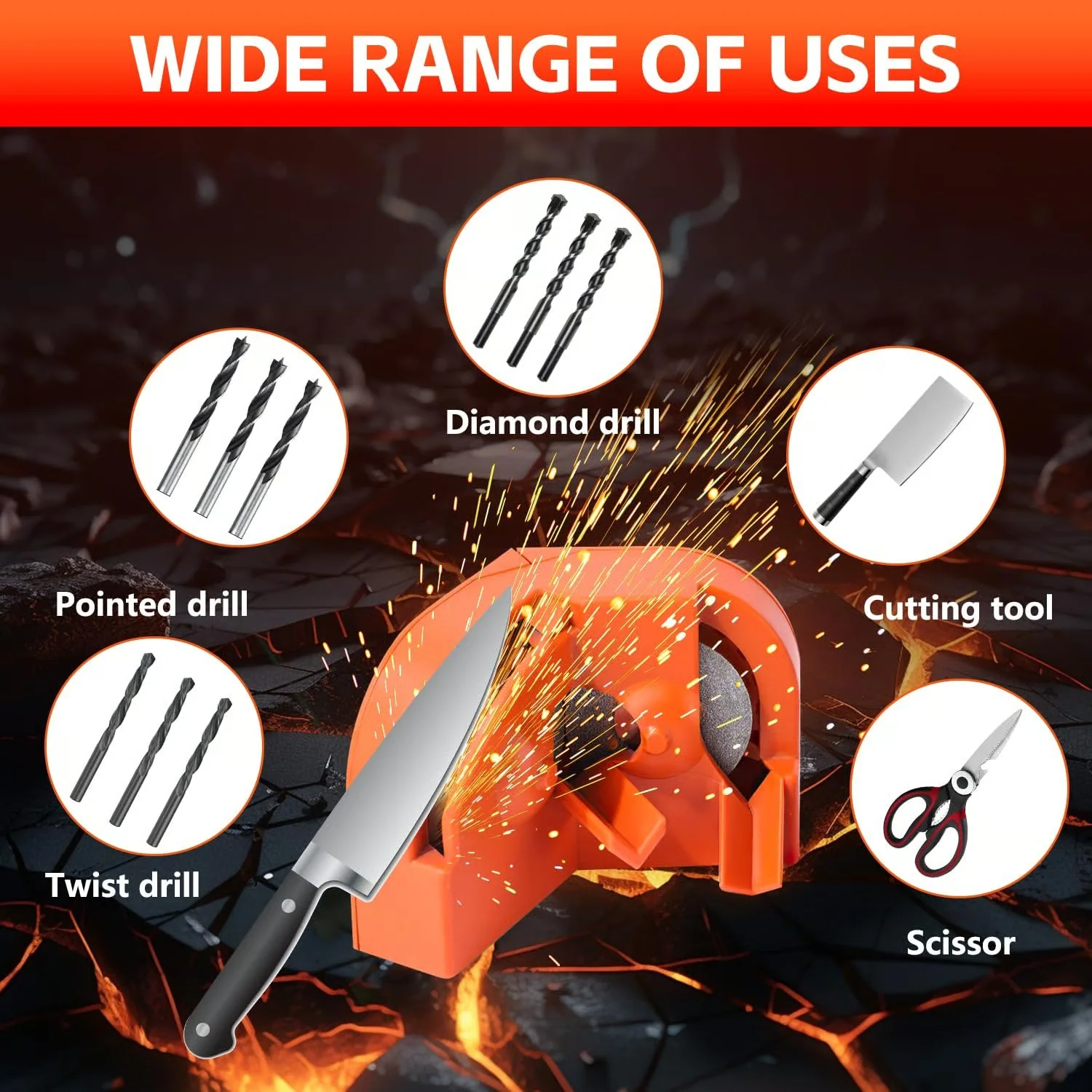 Multipurpose Drill Bit Grinding Sharpener - Image 3