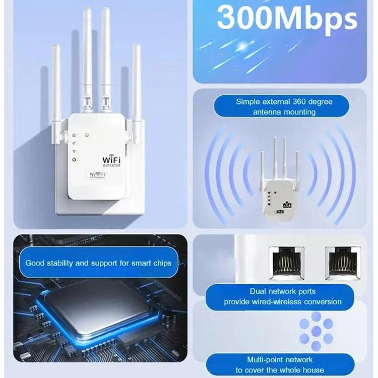 2.4GHz & 5GHz Dual-Band Wireless Router Signal Amplifier - Image 3