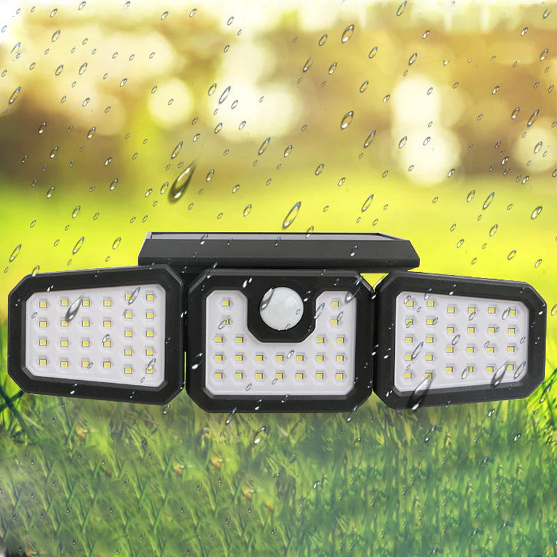 Solar 3-Heads Wall Light With Sensor Lighting Function - Image 7
