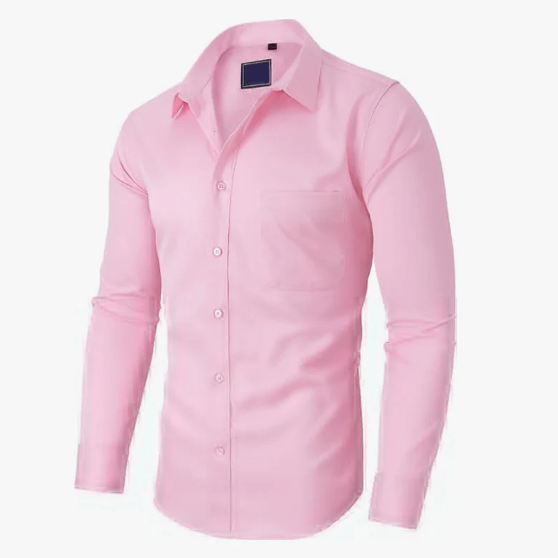 🎁2026 New Arrivals 50% OFF💥Solid-Color Long-Sleeve Shirt - Image 8