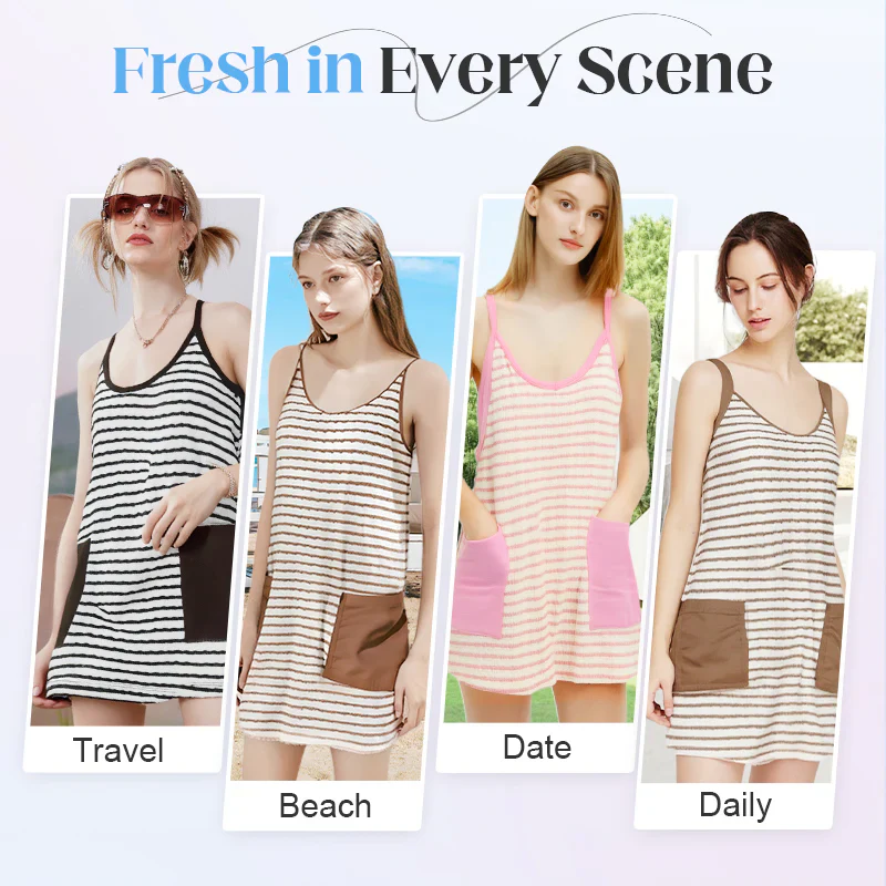 Women's Sleeveless Summer Dress with Shorts - Image 6
