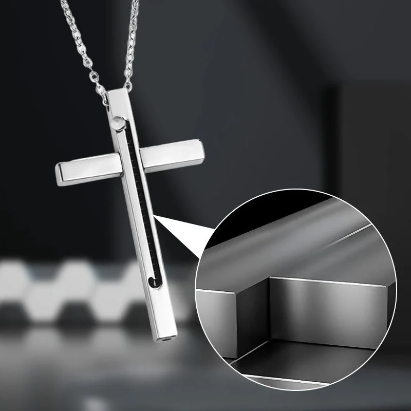 Self-Defense Cross Necklace for Women & Men - Image 4