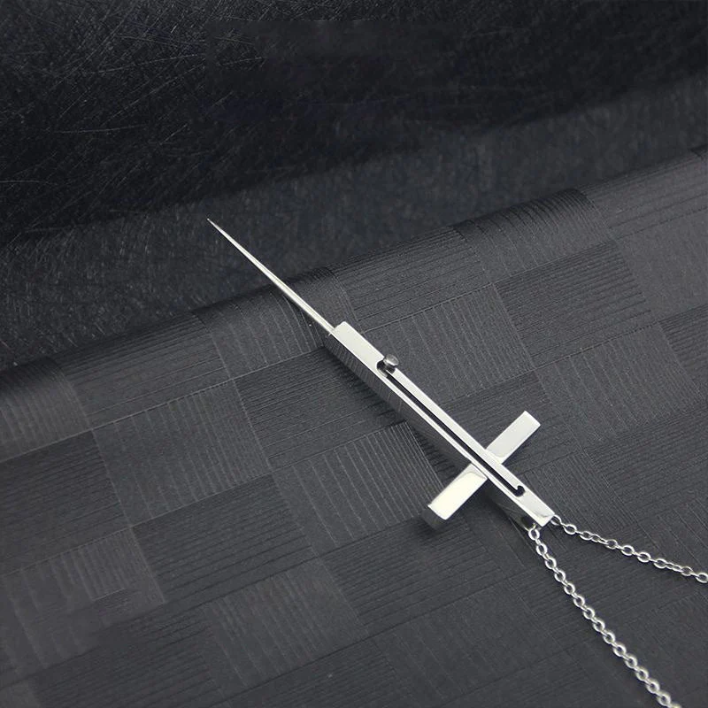 Self-Defense Cross Necklace for Women & Men - Image 5