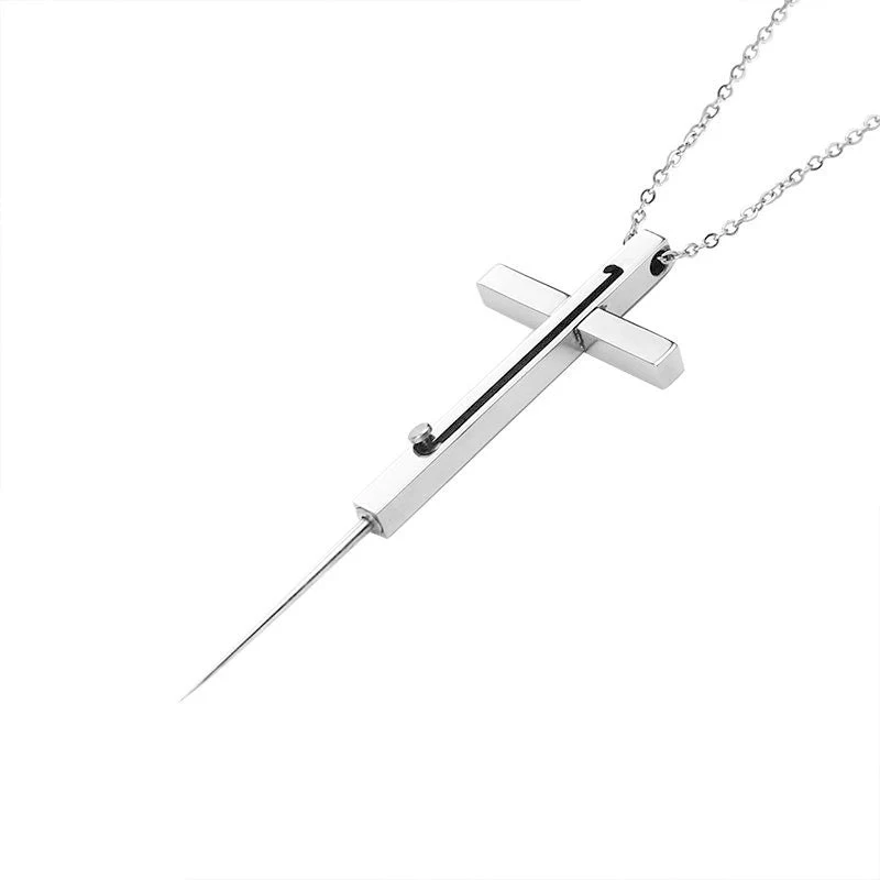 Self-Defense Cross Necklace for Women & Men - Image 9