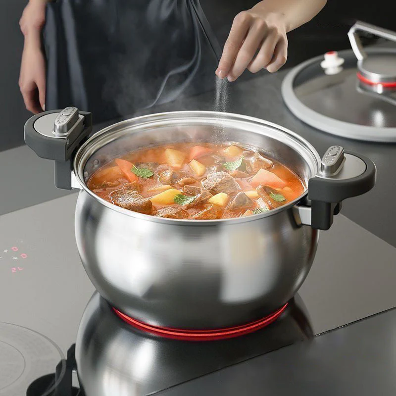 Stainless Steel Micro-Pressure Stewing Pot - Image 4