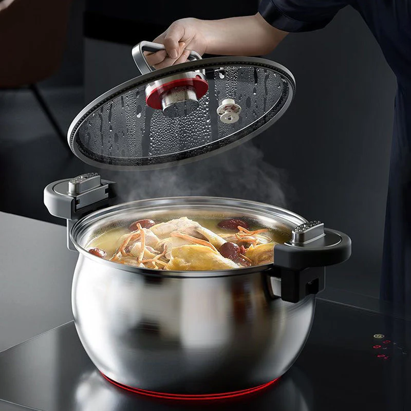 Stainless Steel Micro-Pressure Stewing Pot - Image 9