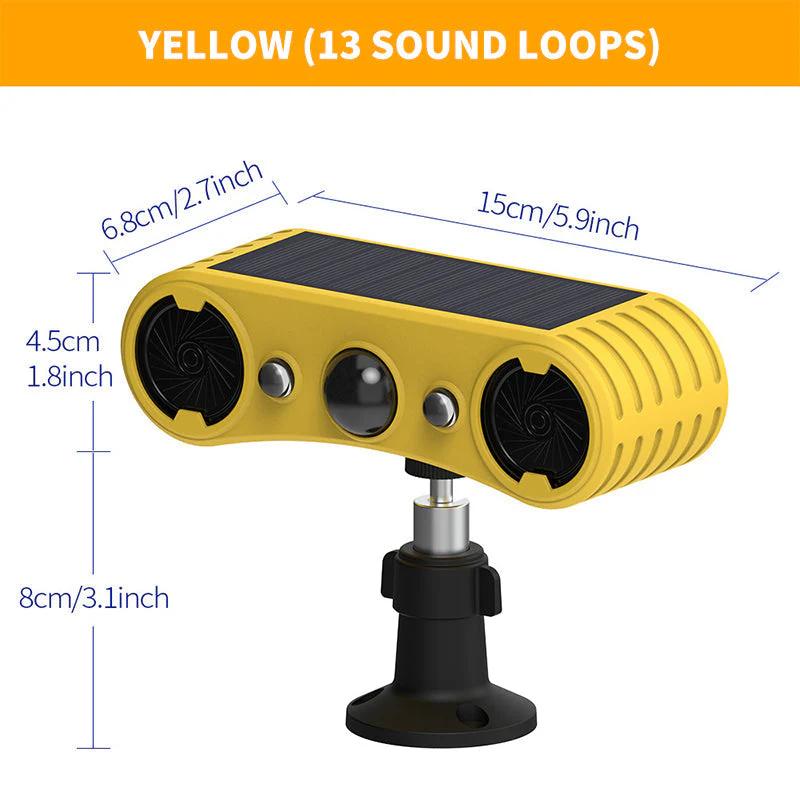 Solar Motion Sensor Outdoor Alarms for Repelling - Image 10
