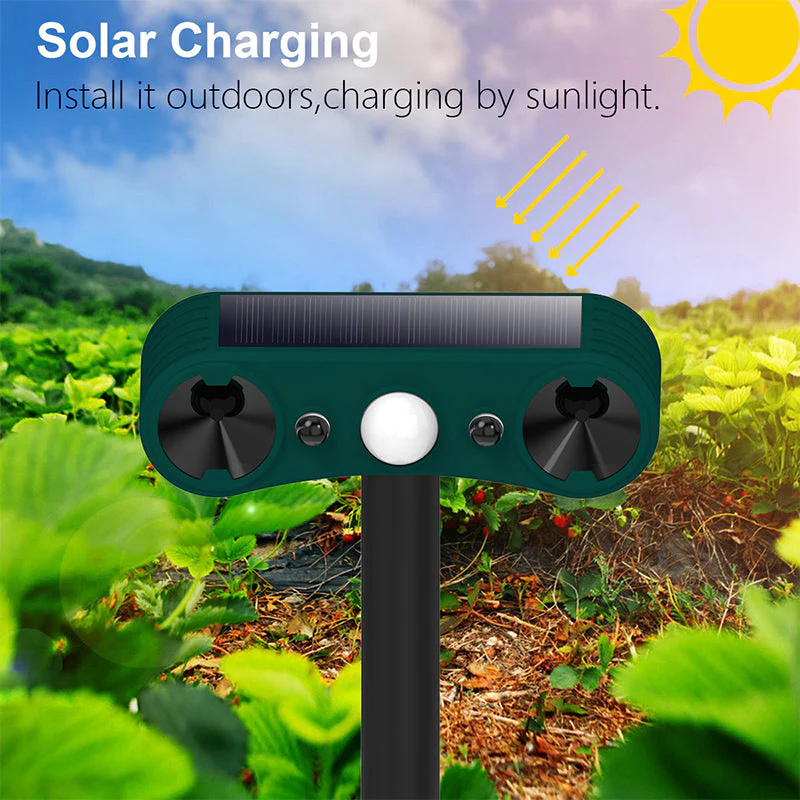 Solar Motion Sensor Outdoor Alarms for Repelling - Image 4