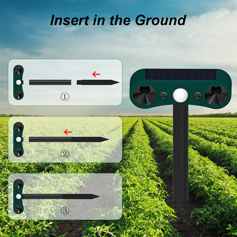 Solar Motion Sensor Outdoor Alarms for Repelling - Image 7