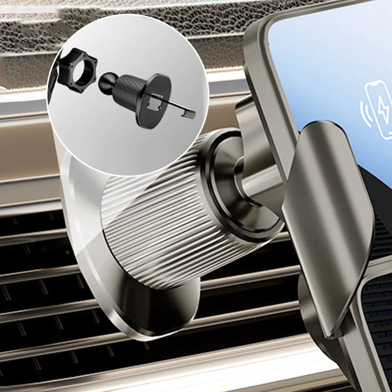 Wireless Car Charger Phone Holder Mount - Image 4