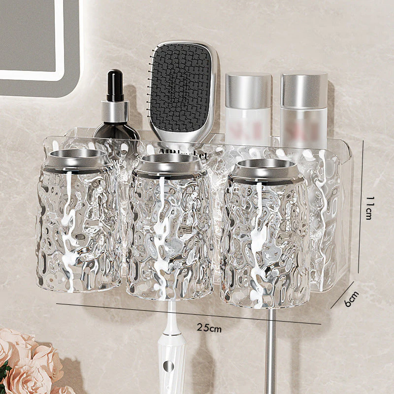 ✨Glacier Pattern Non Punching Toothbrush Shelf - Image 8