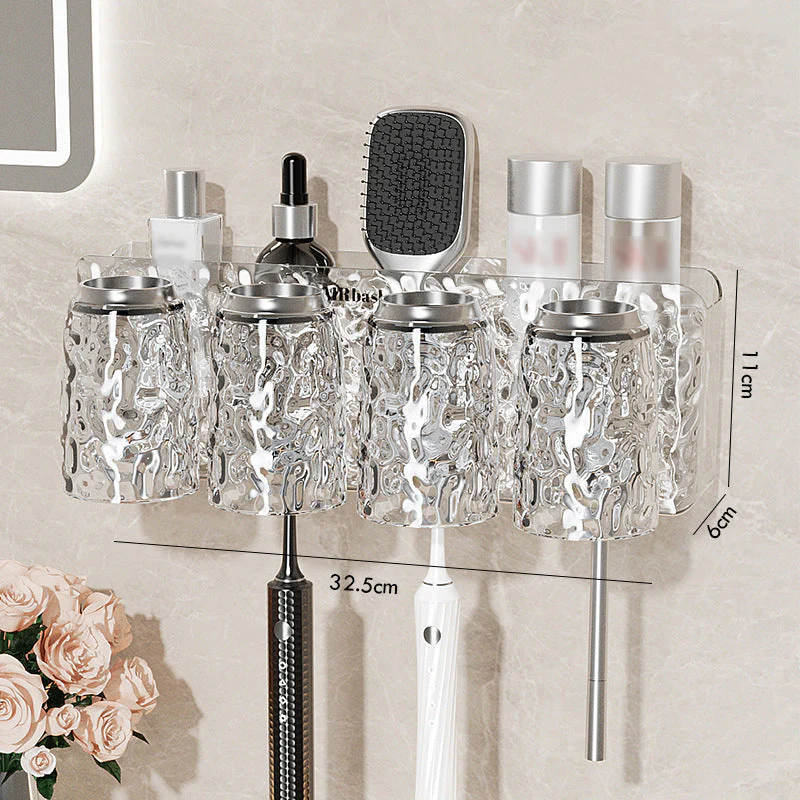 ✨Glacier Pattern Non Punching Toothbrush Shelf - Image 9