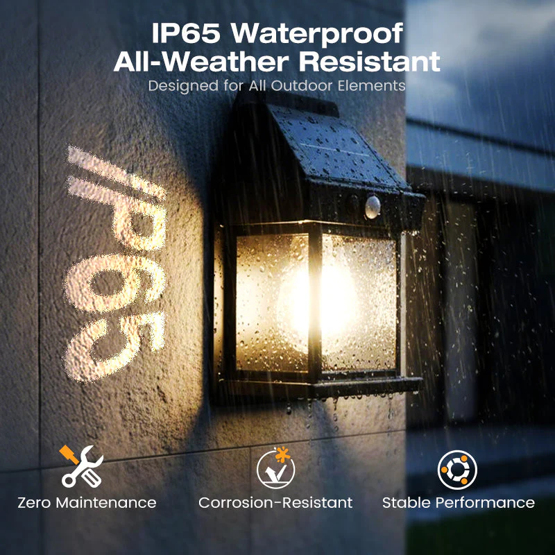 🎉50% OFF🎉SOLAR WALL LIGHT💡-Motion Sensor & Weatherproof, Automatic Dusk to Dawn Operation, Easy Installation for Garden and Pathway🌟 - Image 6
