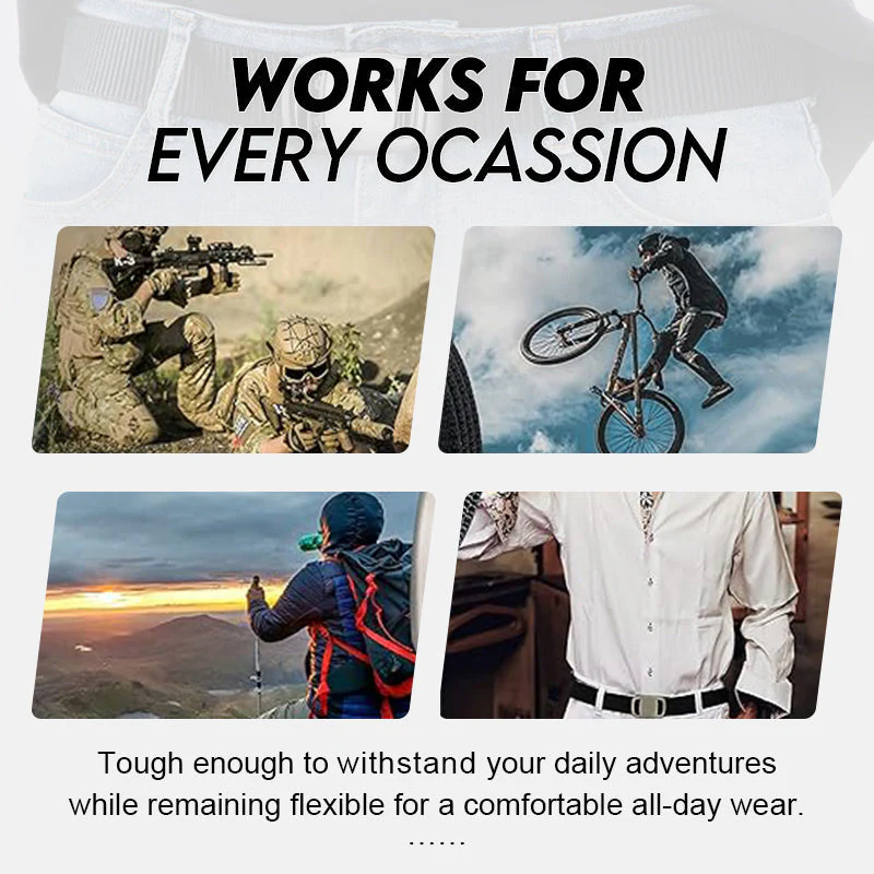 Holeless Pilot Self-Adjusting Tactical Belt✨ - Image 5