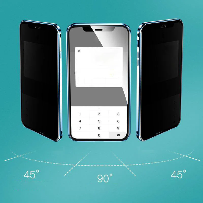 Tempered Glass Anti Peeping Case for iPhone Series - Image 6
