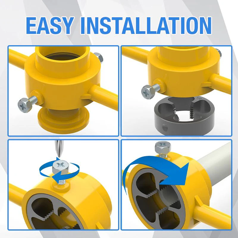 🔥Last Day Sale 50%🔥6PCS Plastic Pipe Thread Die Kit - Image 7