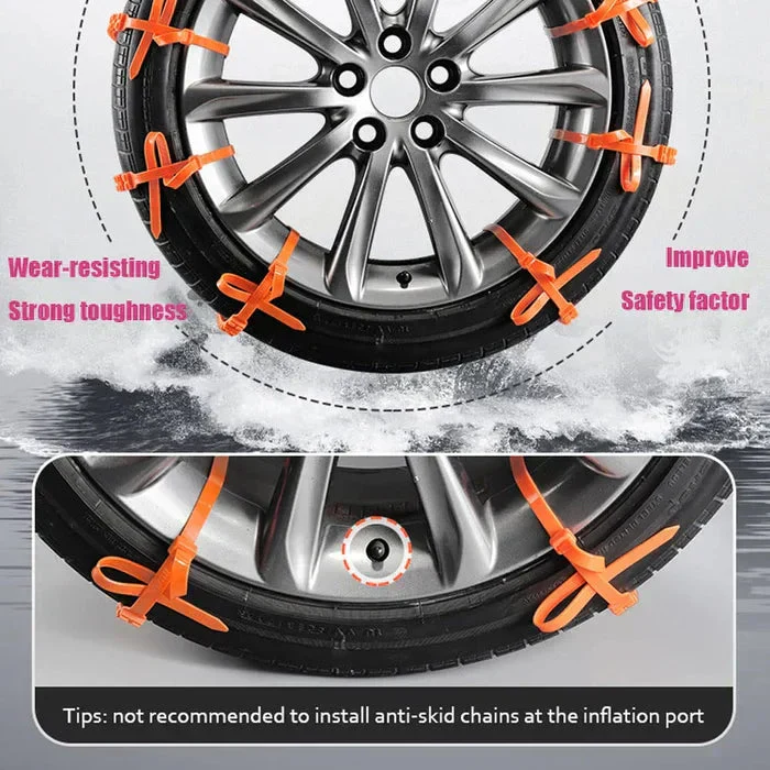 š„2025 Winter Hot Saleš„Universal Reusable Anti-skid Nylon Tire Chains - Image 6