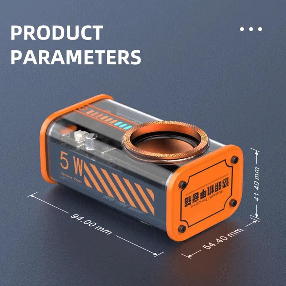 ? Outdoor Transparent Mecha Wireless Bluetooth Speaker - Image 6