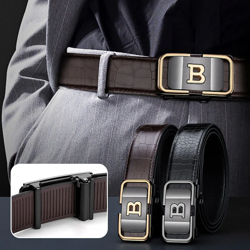 🔥Hot Sale🔥Men's Crocodile-Patterned Automatic Buckle Belt(50% OFF)