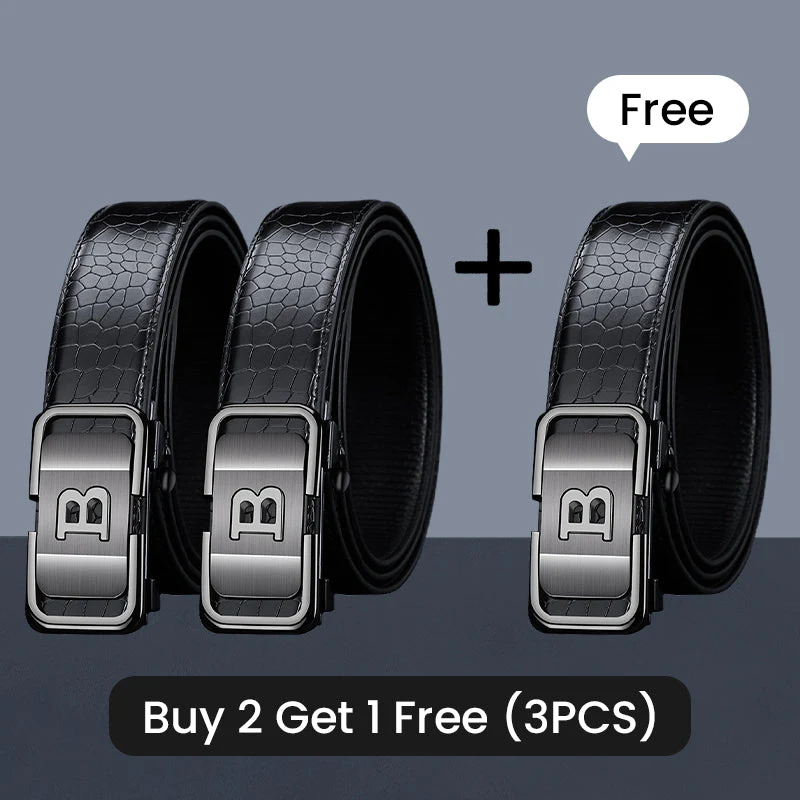 🔥Hot Sale🔥Men's Crocodile-Patterned Automatic Buckle Belt(50% OFF) - Image 17