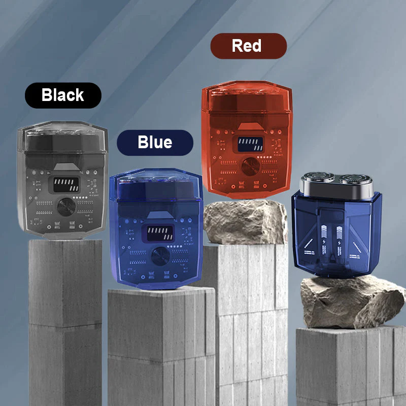 ✨2025 New Design🔥Transparent and Silent Mini Electric Shaver - Image 7