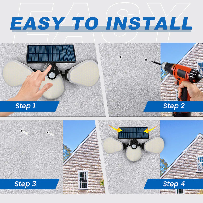 Tri-Fold Solar Sensor Light - Image 5