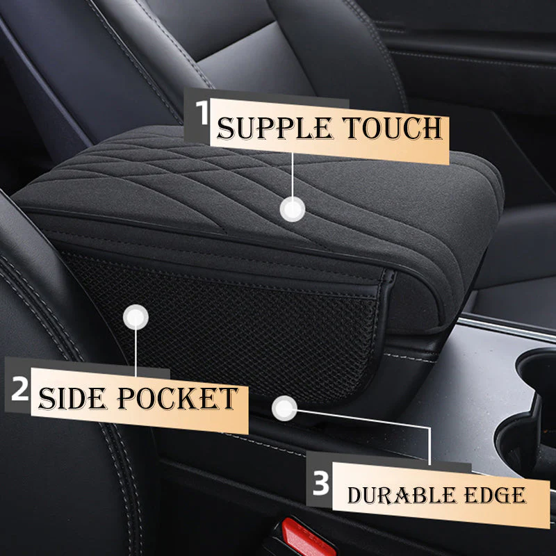 Universal Car Center Console Armrest Box Heighten Cover - Image 4